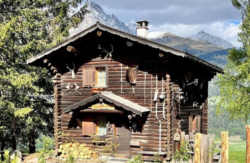 Riom-Parsonz Ski Chalet | Chalet "Alphütte" with mountain view