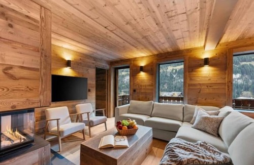 Champery Apartment | Chalet Apartment with Cinema, Spa and Sauna