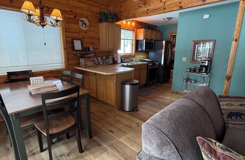Hillman Ski Chalet | Chalet at Thunder Bay Hot tub Pontoon Boat Pet friendly