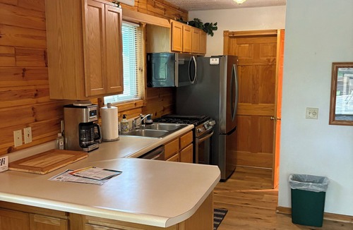 Hillman Ski Chalet | Chalet at Thunder Bay Hot tub Pontoon Boat Pet friendly