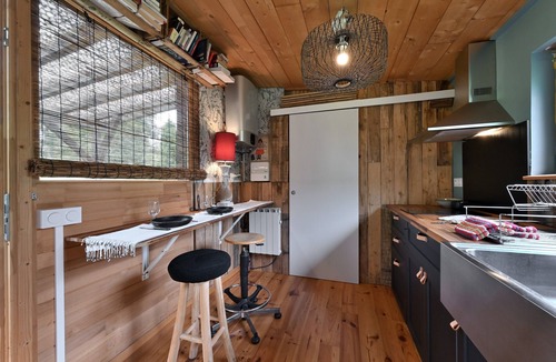 Arrien-en-Bethmale Cabin | Chalet "Belle Lune" with Mountain View, Private Terrace and Garden