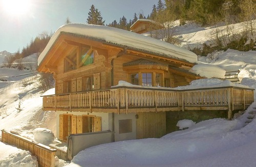 Riddes Ski Chalet | Chalet Chocolat - Jacuzzi Sauna Views Ski-In Ski-Out - La Tzoumaz, 4 Vallees