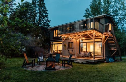 Eastman Ski Chalet | Chalet Chti - bord de l'eau mont Orford