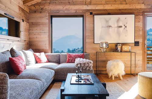 Combloux Ski Chalet | Chalet Combloran Mont Blanc view