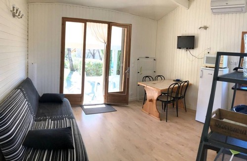 Chambonas Ski Chalet | Chalet "Comfort Shared Pool" with Pool, Shared Terrace, and Wi-Fi