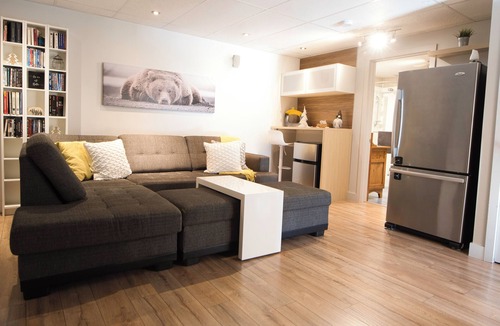 Lac-aux-Sables Ski Chalet | Chalet de luxe Équinoxe - waterfront with Spa