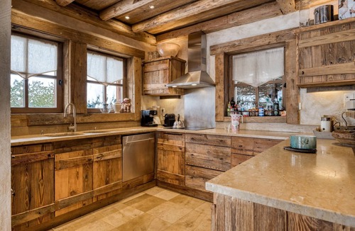 Demi-Quartier Ski Chalet | Chalet Demi-Quartier Mont-Blanc view