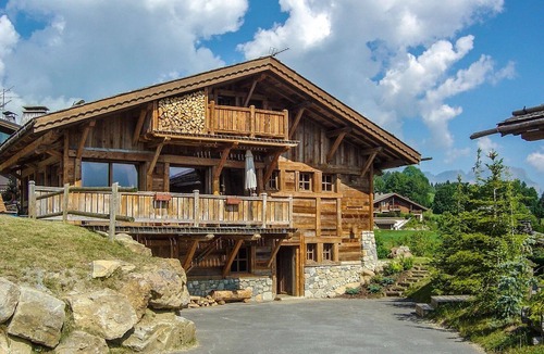 Demi-Quartier Ski Chalet | Chalet Demi-Quartier Mont-Blanc view