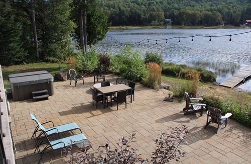 Mandeville Ski Chalet | Chalet du Lac Rose - Bord de l'eau & Spa