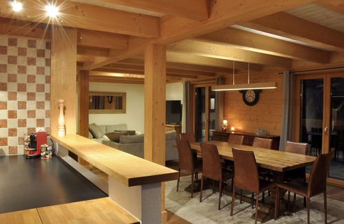 Ormont-Dessus Ski Chalet | Chalet Edelweiss Stunning Glacier View