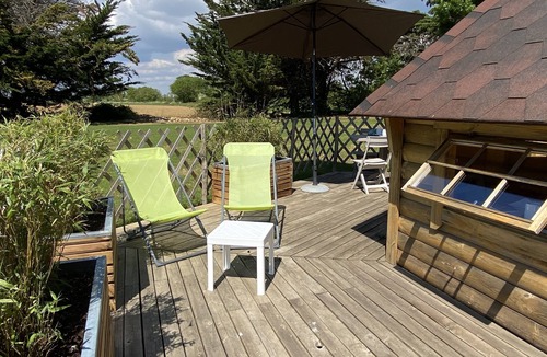 Jard-sur-Mer Cottage | Chalet en Bois "kota Finlandais" 2 Pers Dans Résidence de Charme
