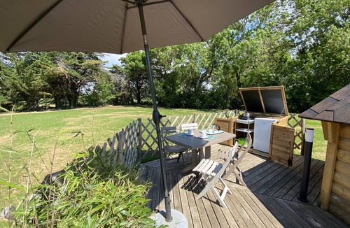 Jard-sur-Mer Cottage | Chalet en Bois "kota Finlandais" 2 Pers Dans Résidence de Charme