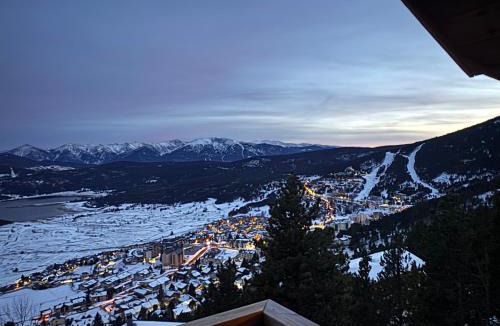 Les Angles Ski Chalet | Chalet en cascade Les Angles vue Panoramique