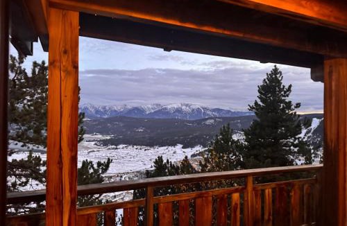 Les Angles Ski Chalet | Chalet en cascade Les Angles vue Panoramique