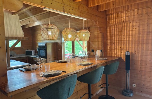 Jeanmenil Ski Chalet | Chalet in a green setting with private spa