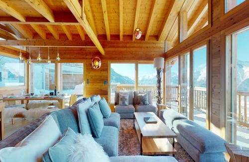 Veysonnaz Ski Chalet | Chalet in Veysonnaz with hot tub