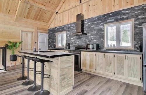 Saint-Philemon Ski Chalet | Chalet l'Amical Scandinave avec Spa