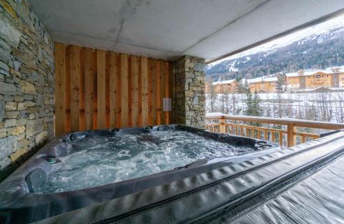 Val Cenis Apartment | Chalet L'arcelle, Spa privée