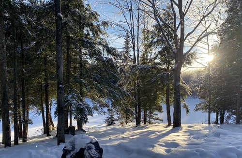 Pointe-au-Chene Ski Chalet | Chalet Le Matit for a nature getaway!