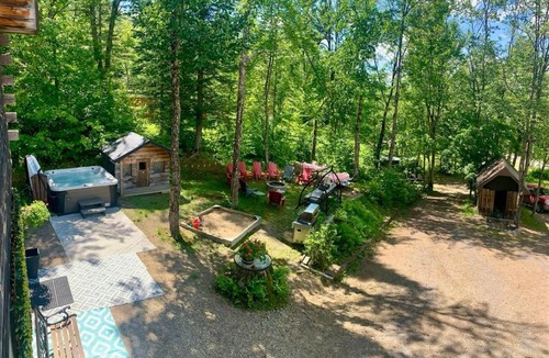 Saint-Raymond Ski Chalet | Chalet La Source Rouge -SPA/Luxury/Nature near Quebec City