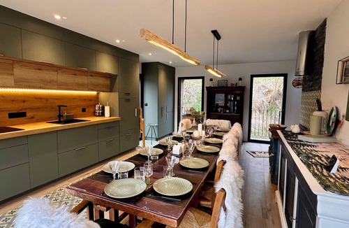 Formigueres Ski Chalet | Chalet "le F "new &cosy, in the heart of the village, opposite the family playground,