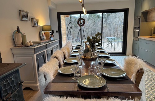 Formigueres Ski Chalet | Chalet "le F "new &cosy, in the heart of the village, opposite the family playground,