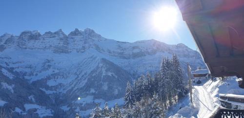 Val d'Illiez Ski Chalet | Chalet le Grenier des Crosets, Vue exceptionnelle sur les Dents du Midi