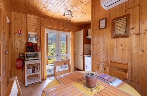 Rouffiac-des-Corbieres Ski Chalet | Chalet 'Maroc' with Mountain Views, Shared Pool & Private Terrace