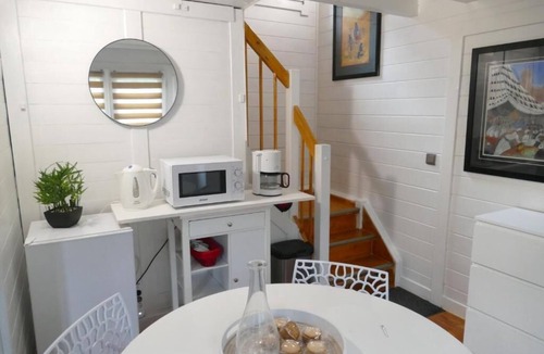 La Baule-Escoublac Ski Chalet | CHALET MARRAKCHI, TERRACE under the Pines 100m from the beach and shops