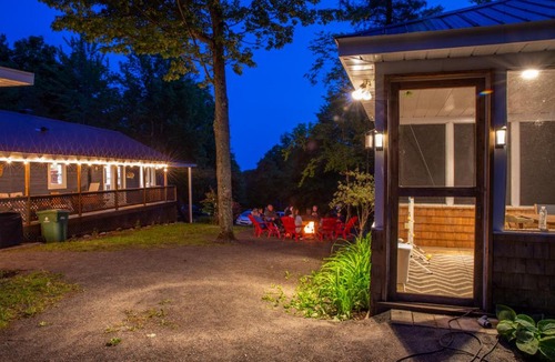 Mansonville Ski Chalet | Chalet Memphrémagog Ski Spa, Étang