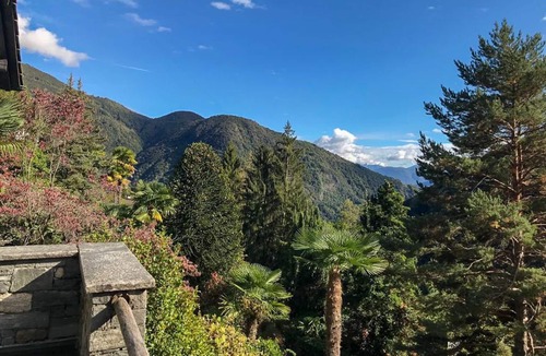 Mergoscia Ski Chalet | "Chalet Mergoscia" with pool and garden