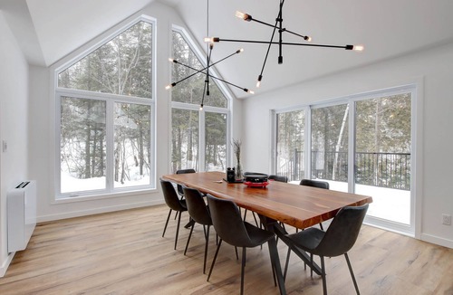 Saint Come Ski Chalet | Chalet Miamba ↟ BBQ & Spa ☼ EV Station ☼ Panoramic view ♡ AC ⟢ Fireplace Firepit