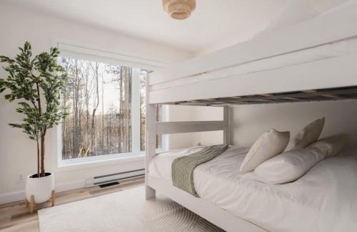 Sainte-Beatrix Ski Chalet | Chalet Nido - SPA Fire pit & suspension bridge