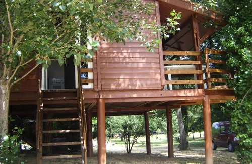 Rochegude Ski Chalet | Chalet on stilts/terrace/air-conditioned/magnificent park view 2 to 4 people - 2 people included in price