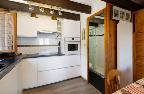 Pyrenees 2000 Ski Chalet | Chalet 'Petit Chalet' semi-detached at Pyrénées 2000 with mountain view, private terrace and Wi-Fi