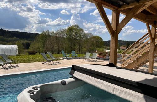 Gerbepal Ski Chalet | Chalet PLUME D'EAU - jacuzzi, piscine et pétanque