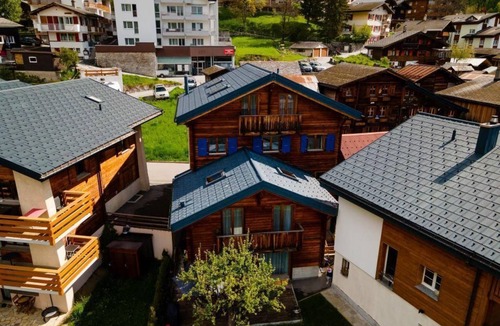 Leukerbad Ski Chalet | Chalet Rainbow with indoor slide