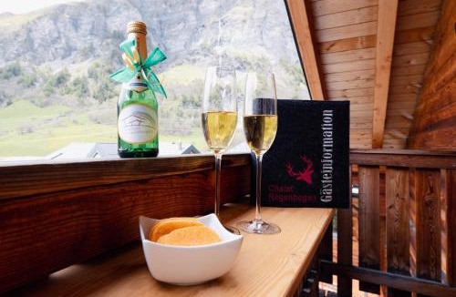 Leukerbad Apartment | Chalet Regenbogen Leukerbad mit Indoorrutschbahn