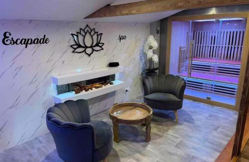 Saint-Gilles-de-Cretot Ski Chalet | Chalet romantique avec spa et sauna privés