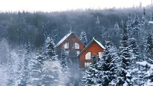 Saint-Paul-de-Montminy Ski Chalet | Chalet Saumon for 16 Guests , Parc appalaches