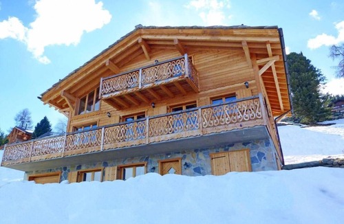 Vex Ski Chalet | Chalet, sauna, terrace, balcony, fireplace or stove, parking, tv, 200m², Thyon