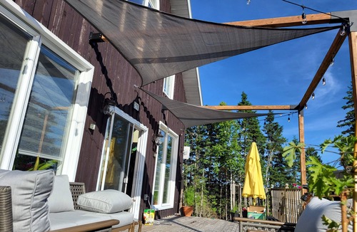 Cardigan Ski Chalet | Chalet Spa Hideaway! Private forest getaway with nordic spa.
