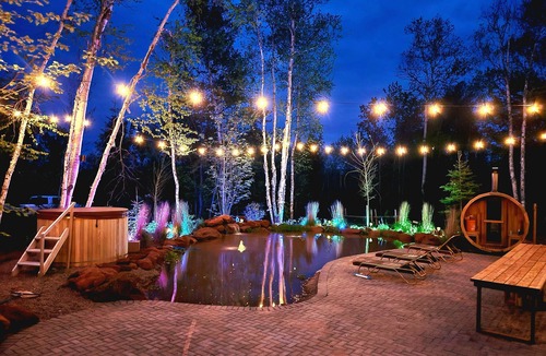 Cardigan Ski Chalet | Chalet Spa Hideaway! Private forest getaway with nordic spa.