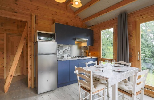 Plouegat-Moysan Ski Chalet | Chalet "Ty Koad" with Jacuzzi, Shared Terrace and Garden