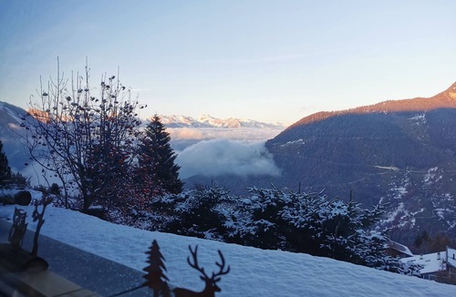 La Tzoumaz Ski Chalet | Chalet Tzoumaz 4 Vallées with breathtaking view