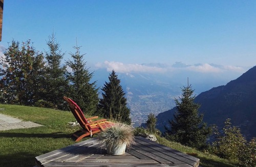 La Tzoumaz Ski Chalet | Chalet Tzoumaz 4 Vallées with breathtaking view