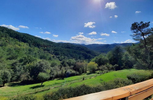 Genolhac Villa | Chalet with Panoramic Views and Heated Pool