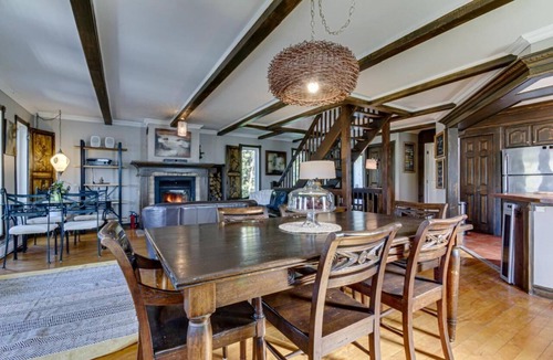 Grandes-Piles Ski Chalet | Chalet ZEN: Spa and Sauna overlooking the St-Maurice River.
