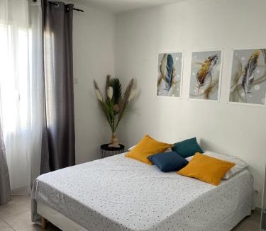 Manosque Bed & Breakfast | Chambre avec salle de bain privée dans villa avec garage