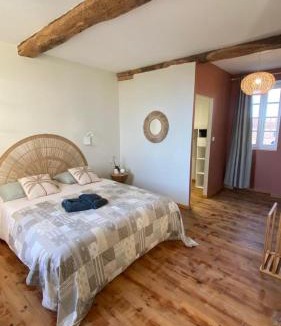 Lezat-sur-Leze Apartment | Chambre Cocooning avec accès jacuzzi et sauna